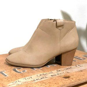 Leather Cowboy Bootie